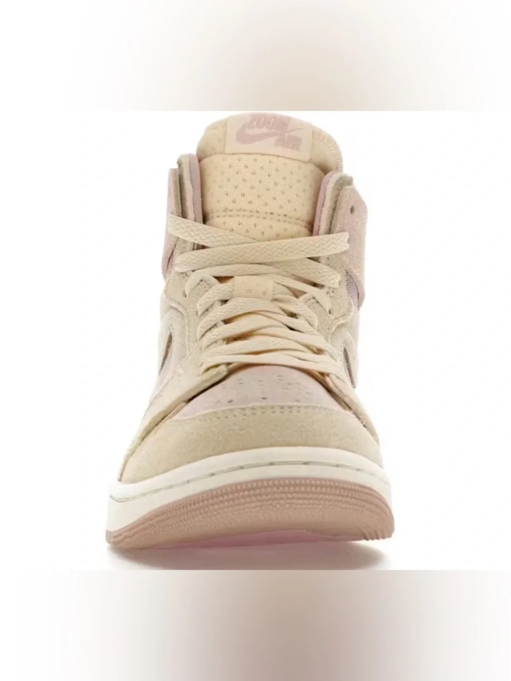 Nike Women’s High-Top Sneakers in Pale Pink and Cream